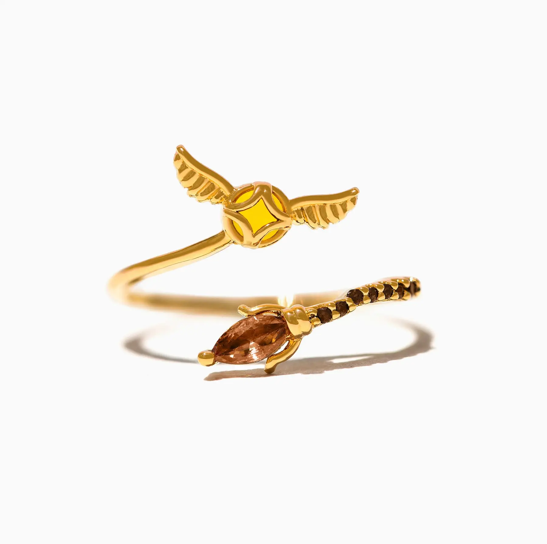 Harry Potter Golden Snitch Adjustable Ring Harry Potter Golden Snitch Adjustable Ring