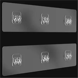 Adhesive for Shower Caddy Adhesive Replacement Stickers Sticky Pads - Shower Shelf Adhesive for Shower Caddy, Bathroom Storage Shelves and Kitchen Racks 2 Pack Organiser