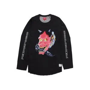 Supreme Demon Raglan L/S Top Black (men) by StockX