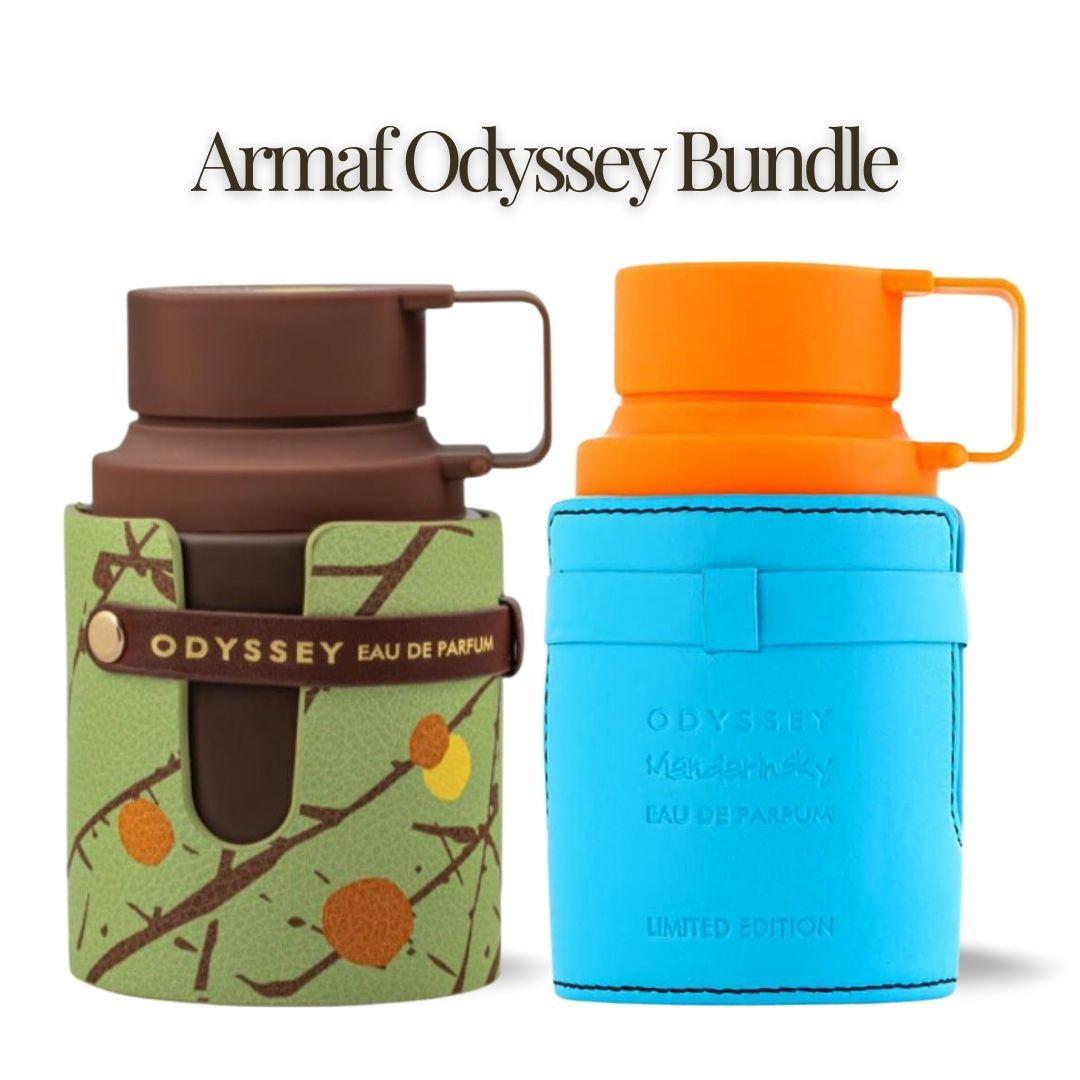Armaf Odyssey Bundle - Armaf Odyssey Mandarin Sky & Dubai Chocolat Eau de Parfum Set | 2 x 3.4 Oz | Unisex Armaf Odyssey Bundle - Armaf Odyssey Mandarin Sky & Dubai Chocolat Eau de Parfum Set | 2 x 3.4 Oz | Unisex