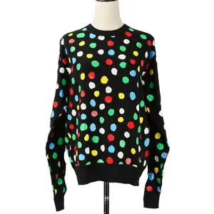 Pre-owned Louis Vuitton Cashmere Small Leather Goods LV YK Dot Sweater