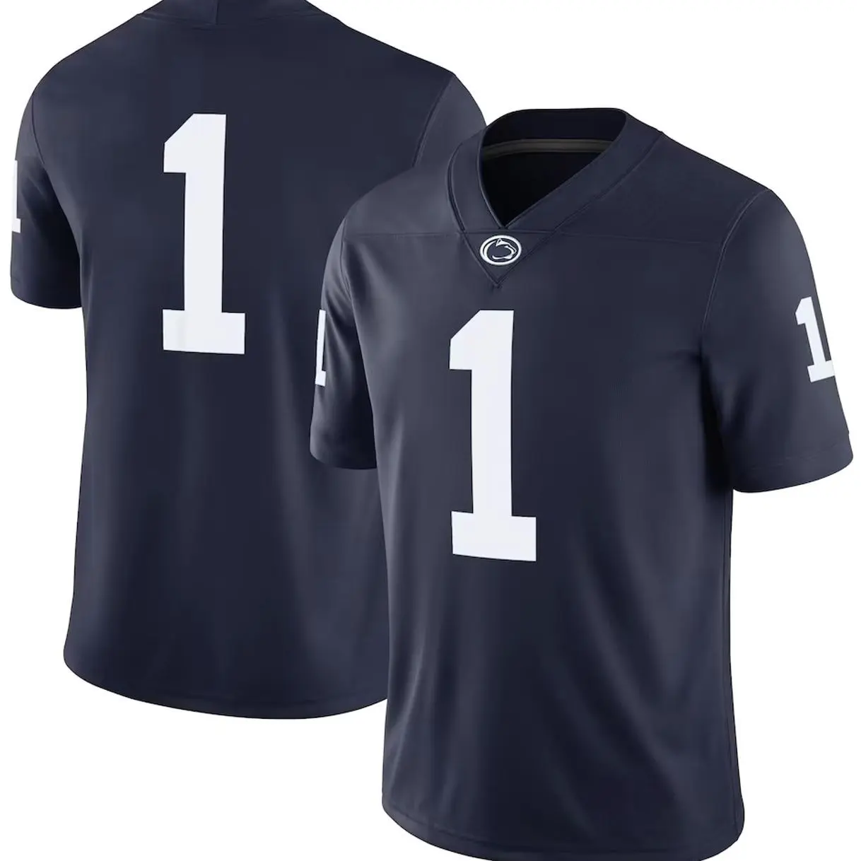 Mens College #1 Penn State Nittany Lions College Game Jersey - Navy