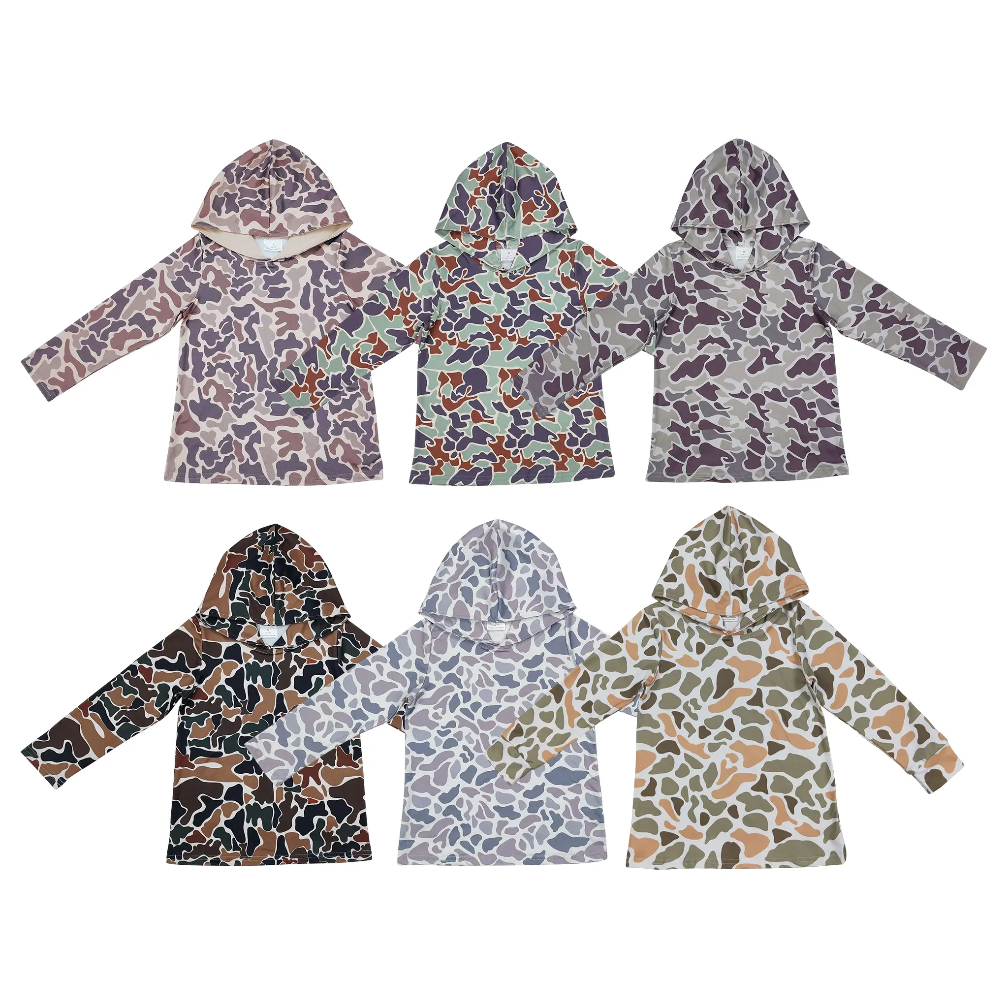 C Kids Clothing Boy Camo Hoodies Boy Hunting Clothes Winter Shirt