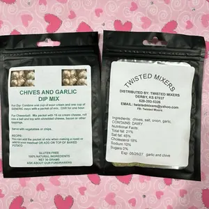Chives and garlic dip mix
