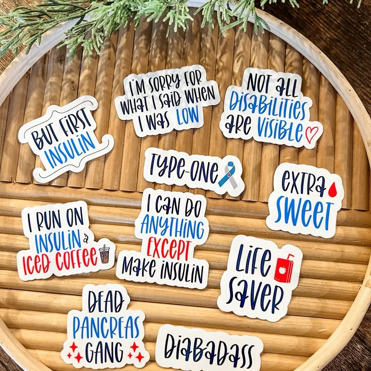 Type 1 diabetes stickers- insulin stickers, type 1 stickers, Dexcom stickers