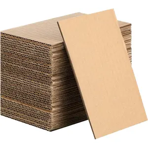 50 Pack 4 x 6 Inch Brown Corrugated Cardboard Sheets Flat Hard Inserts Separators for Shipping, Mailing, Packing, Art Projects, DIY Crafts Back to School Classroom Supplies