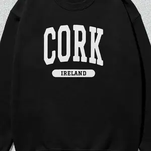 Cork Sweatshirt Ireland Collegiate Crewneck Sweater Unisex