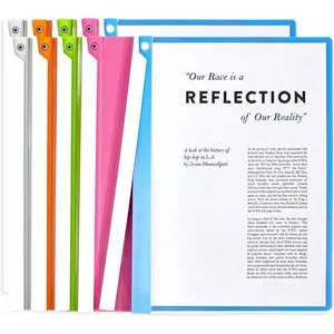 10PCS Clear Report Covers with Swing Clip, Professional Clear Front Presentation Folders Resume Folder, 30 Sheets Capacity A4 Size File Document Organizer, No Punch Needed