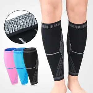Calf protection knitted compression calf cover men's and women's outdoor basketball football mountaineering running leg protection