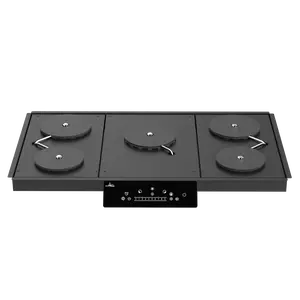 Invisacook 5 Burner 220V – Flush-Mount Invisible Induction Cooktop