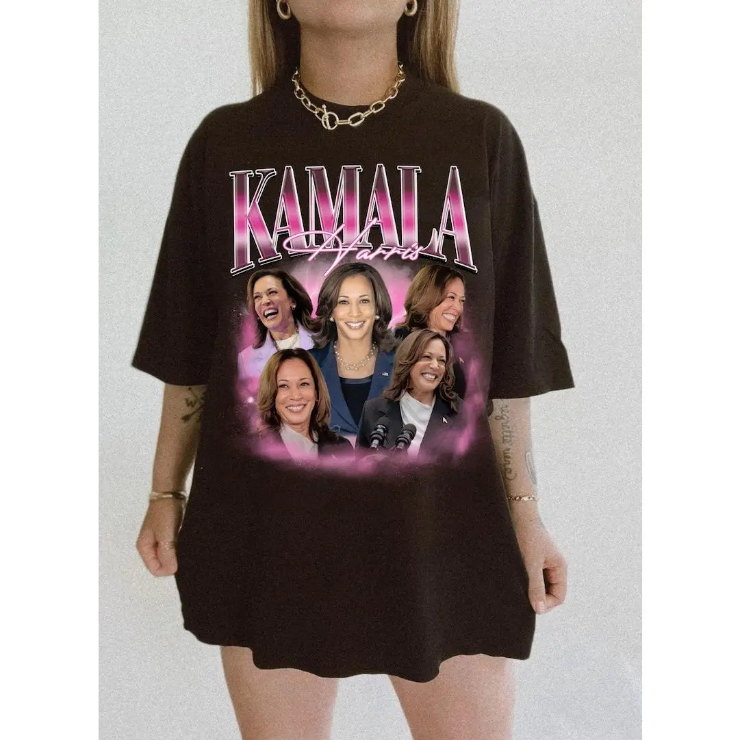 Kamala Harris 2024 Tshirt Harris Presidential Election 2024 Bootleg Rap Tee Comfort Colors  Bootleg Hot Pink Kamala Shirt Vote Harris 2024
