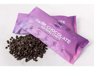 Dark Chocolate Baking Chips - Zero Sugar, Keto Friendly, Non-Glycemic, Dairy Free, Gluten Free