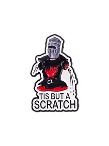 Strong Samurai Enamel Brooch, Metal Pin, Punk Vintage Style Badge, Unisex Accessory for Backpacks and Clothes, Perfect Gift for Friends