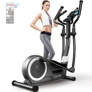 HARISON Elliptical Exercise Machine for Home 350lbs Capacity（TKHR-E1190 Black)