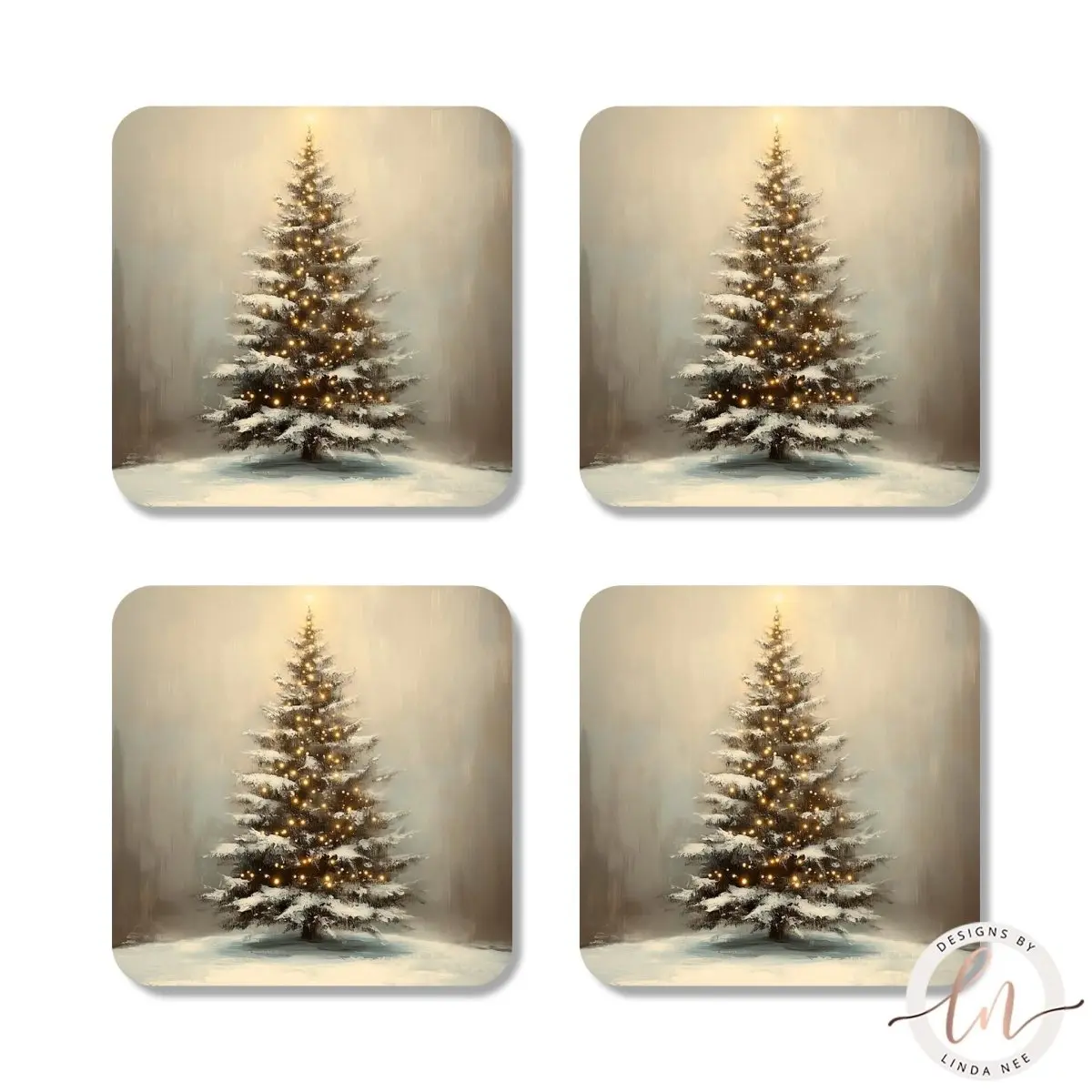Christmas Tree Coasters