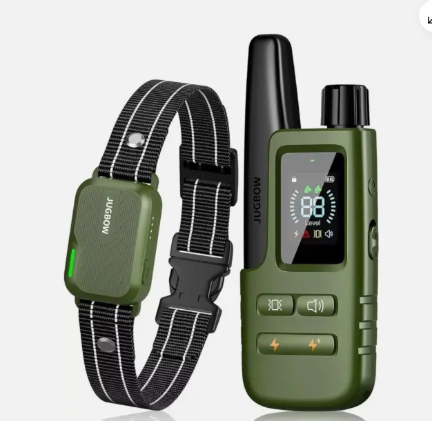 Dog Shock Collar - 3300 FT Remote Control Dog Training Collar, IP67 Waterproof, 4 Training Modes, Light, Pet Behavior Aid