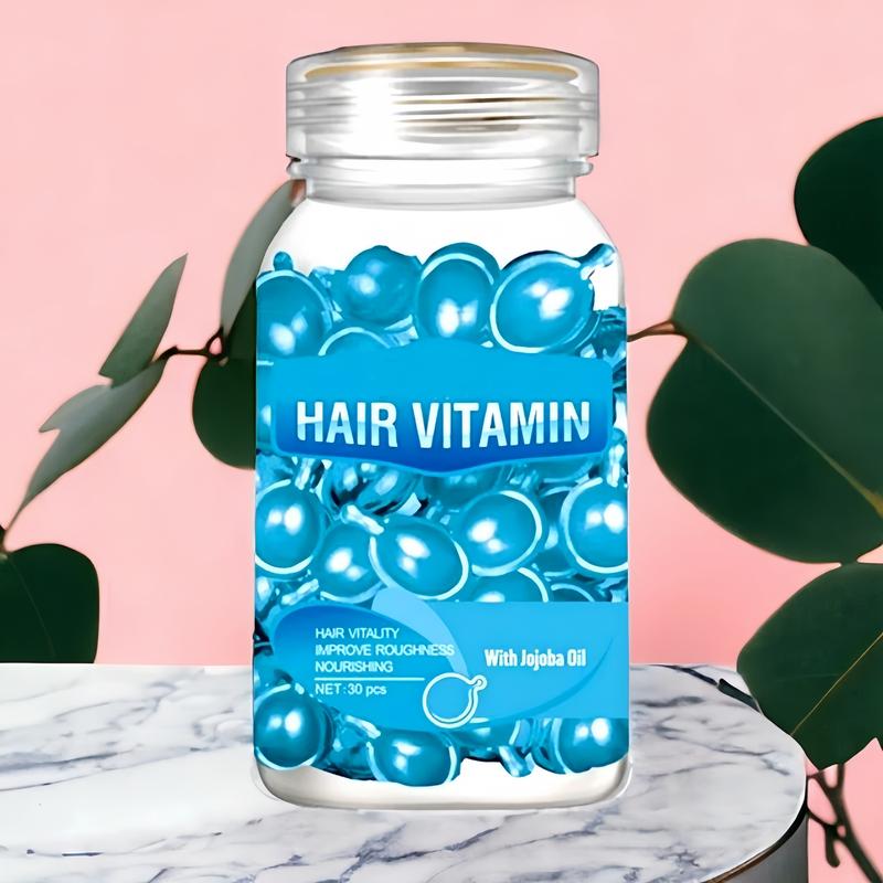 3/2/1PCS Hair Moisturizing Capsules Essence Formula, Contains Vitamin A C E Vitamin B5, Argan Macadamia Oil, Jojoba Oil Repairs Damaged Hair (30 Capsules) 3/2/1PCS Hair Moisturizing Capsules Essence Formula, Contains Vitamin A C E Vitamin B5, Argan Macadamia Oil, Jojoba Oil Repairs Damaged Hair (30 Capsules)