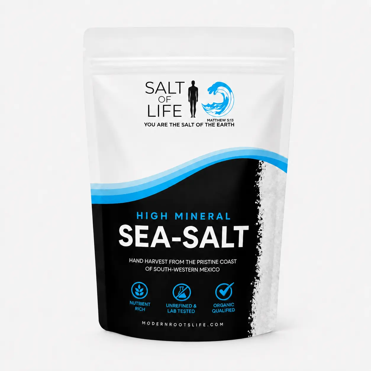 Salt of Life High Mineral Sea-Salt - Lab Tested and Pure