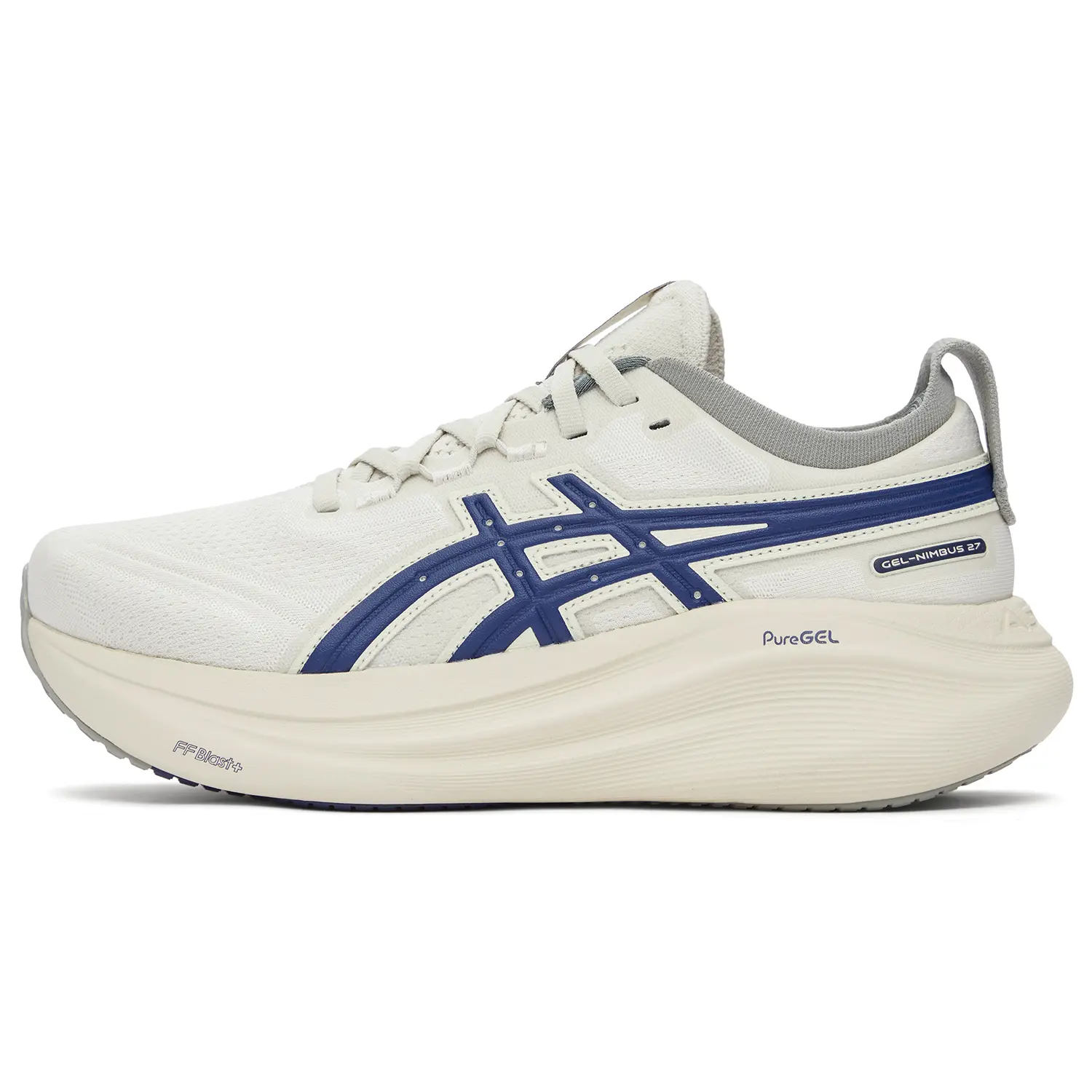 ASICS GEL Nimbus 27 Track Club Stylish Cushioned Durable Low Top Running Shoes Unisex Blue 1011C028-200