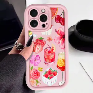 This fruit-themed phone case features shockproof and anti-slip properties and is compatible with iPhone 17/17 Pro Max/17 Air/16/15/14/13/12/11. Its unique design and comfortable grip make it an ideal gift for friends and family.