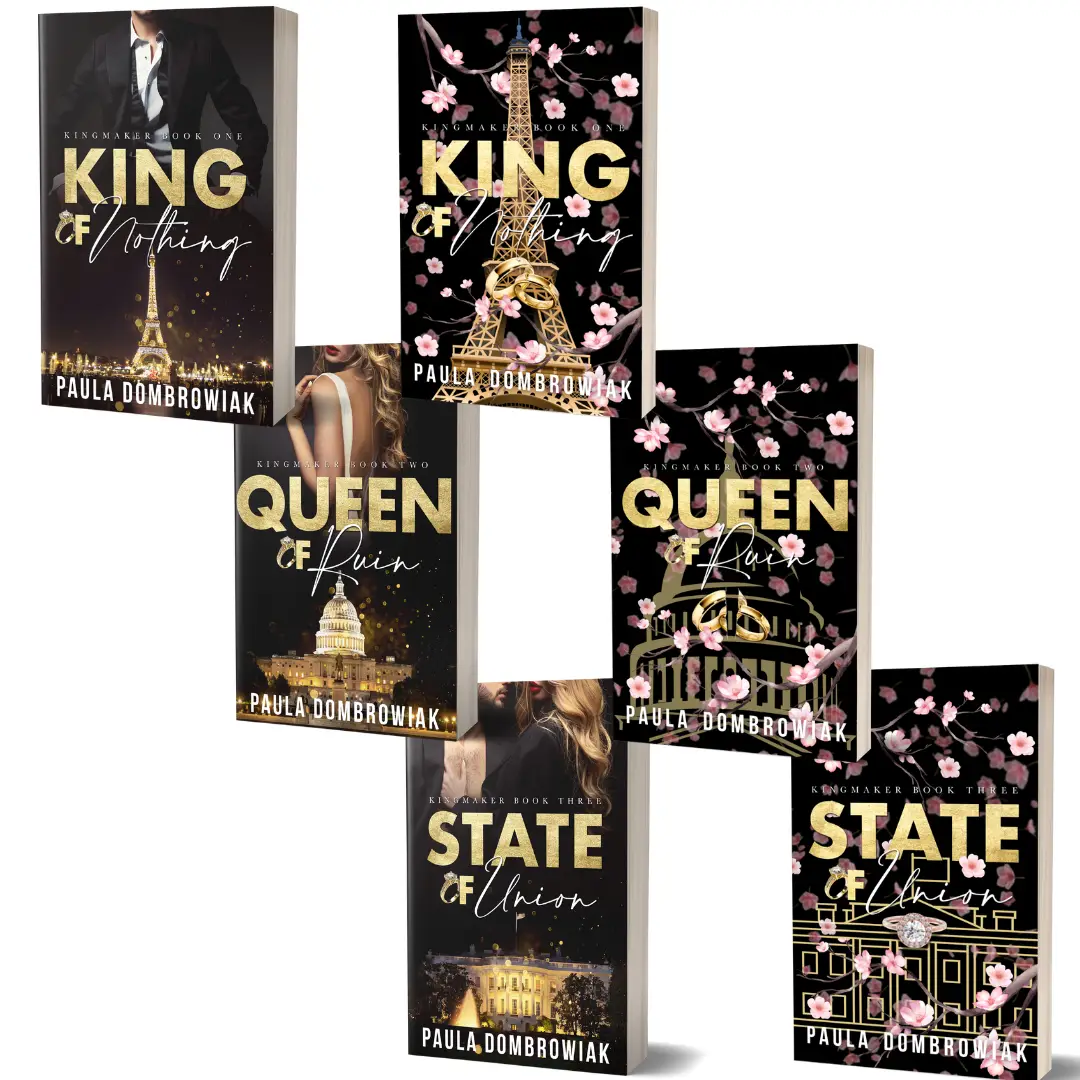 Kingmaker Trilogy: A Steamy Marriage of Convenience, Billionaire Romance Paperback Books Signed by Author, with Bonus Swag
