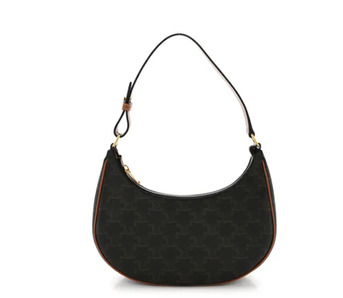 Pre-owned Celine As Shown Shoulder Bags US0437 Triomphe Canvas Calfskin Ava Shoulder Bag