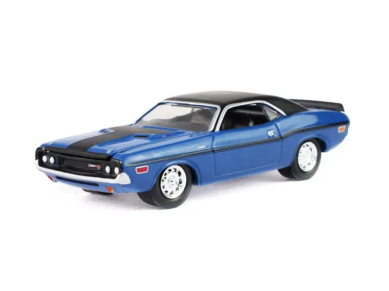 1970 Dodge Challenger Diecast Metal Mini Car Model - Anniversary Collection Series 18 America 250 Edition, 1:64 Scale, Greenlight 28180A, Collectibles Display Piece, Model Cars Diecast Toys