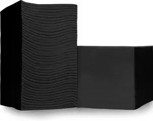 1100 Pack  Napkins Paper - Quality 3-Ply Black Beverage Napkins - Restaurant, Event, Bar Napkins -  Size Dessert Napkin - Party Napkin Bulk - Elegant Wedding Napkins Disposable