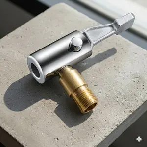 Universal Air Chuck Adapter for Tires: Quick-Connect Car Pump Accessory, Air Pump Accessories, No-Tools Installation Compressor Hose Fitting, Compatible with Air Compressors & Inflators, Automotive Maintenance Tools