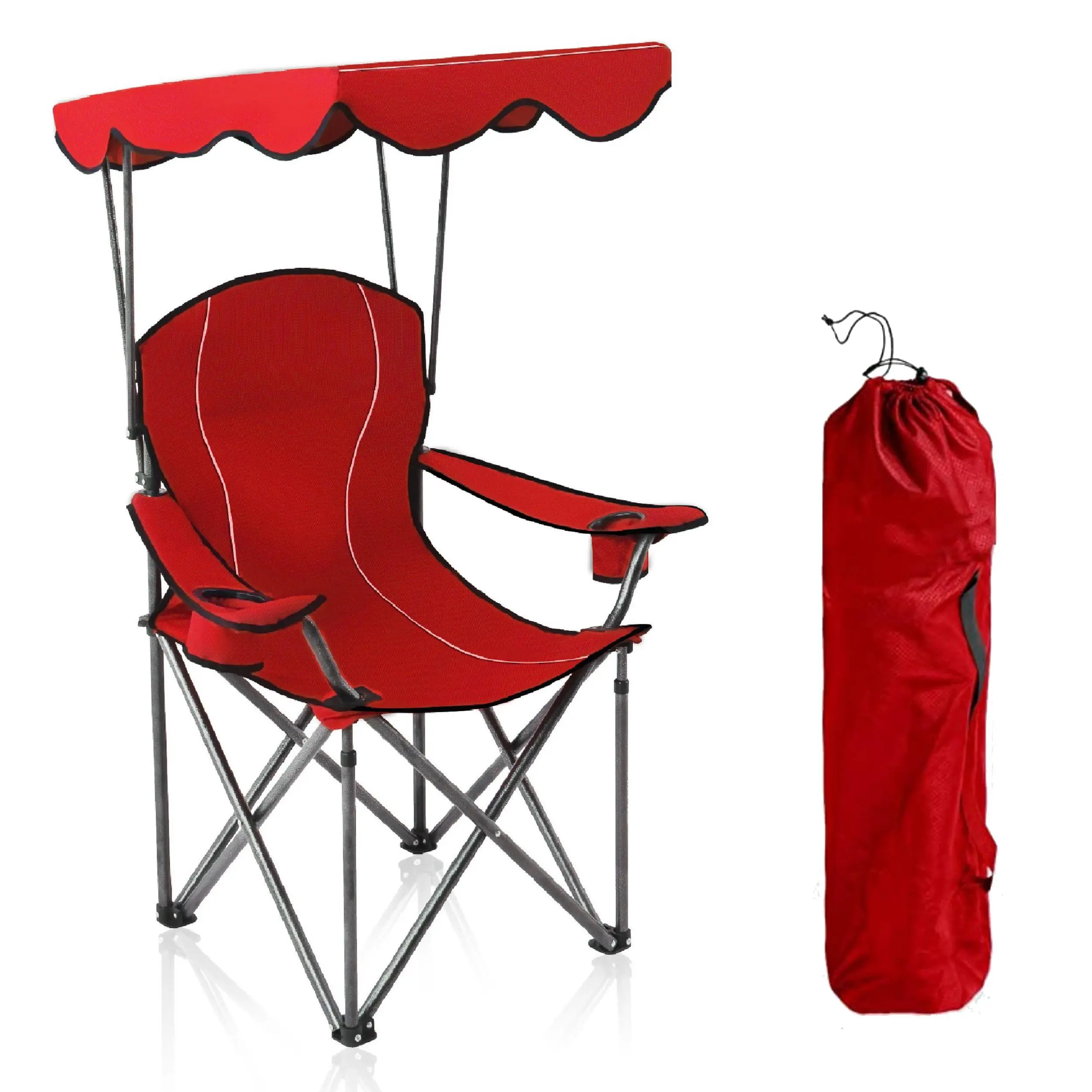 Red -Solid Back/Seat