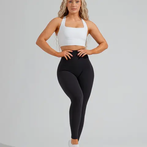 Legacy Legging Onyx Black - Compression Leggings for Women, Smooth Fabric, Butterfly Fit, Lightweight Design Fitness Yoga Pants Gym Tights Clothes
