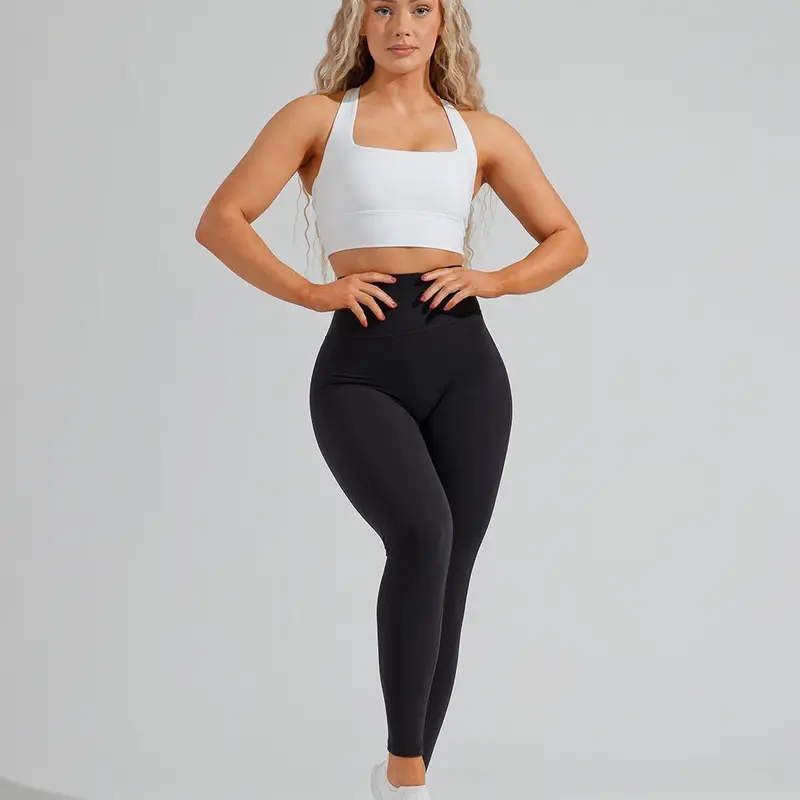 Legacy Legging Onyx Black - Compression Leggings for Women, Smooth Fabric, Butterfly Fit, Lightweight Design Fitness Yoga Pants Gym Tights Clothes