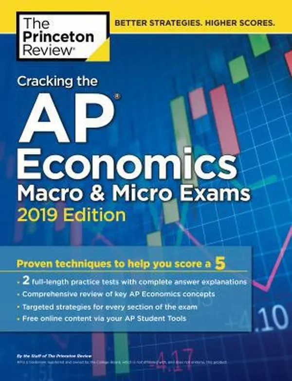 Used Book - Cracking the AP Economics Macro & Micro Exams, 2019 Edition: Practice Tests & Proven Techniques to Score a 5 by The Princeton Review (Paperback, English)