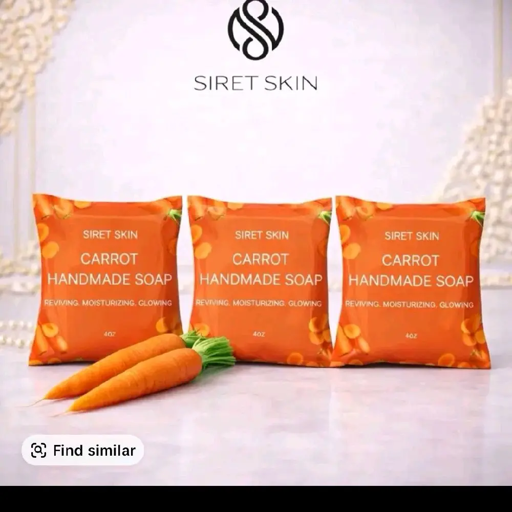 carrot pure soap 3pcs siret carrot pure soap 3pcs siret