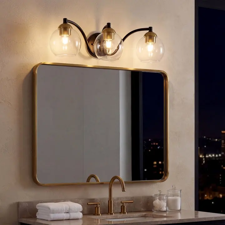 Tribesigns 3-Light Bathroom Vanity Light, Modern Wall Sconce Lighting Fixture for Bathroom, Bedroom