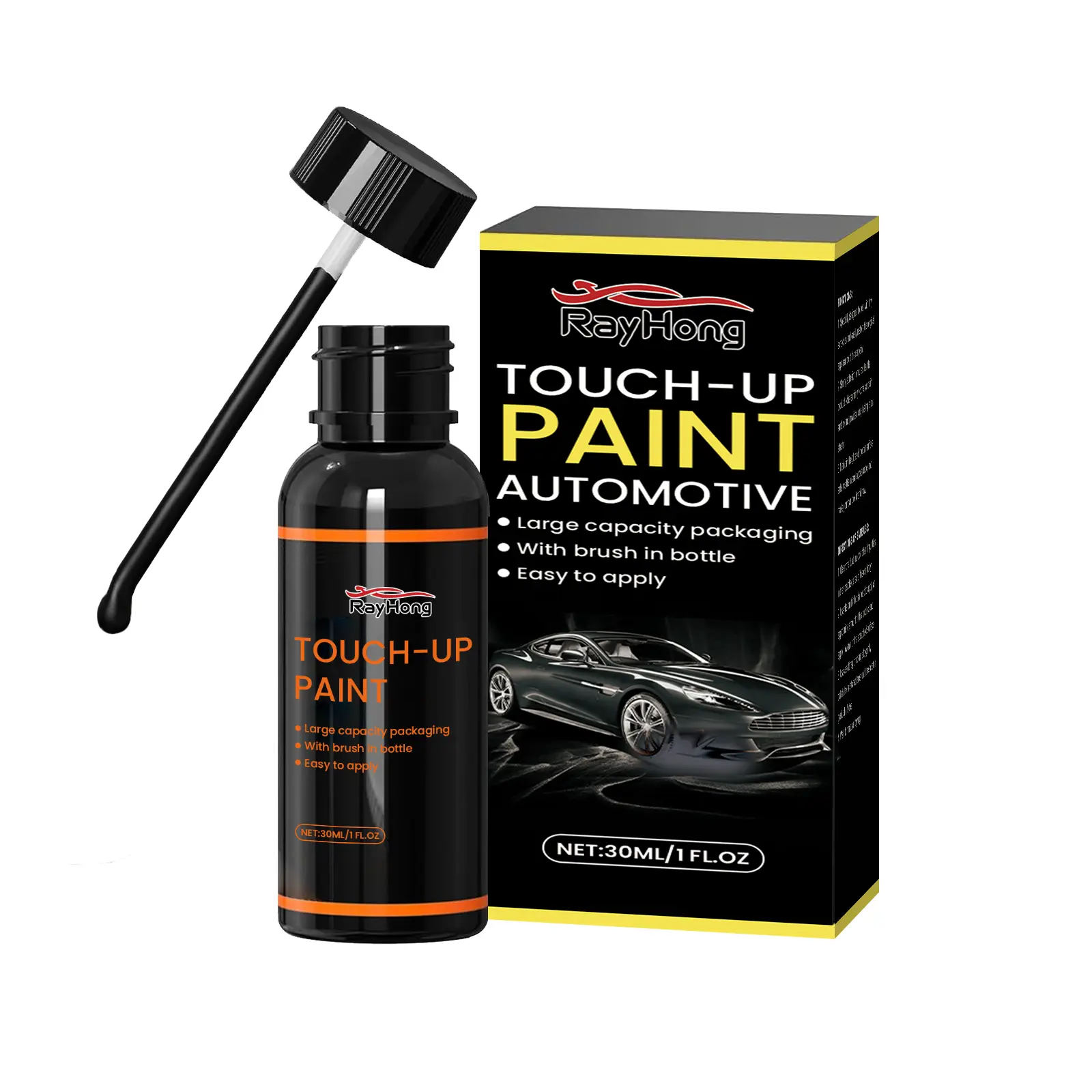 RayHong Car Paint Scratch Repair Agent 30ml Nano Coating for Quick Scratch Repair with Brush & Nano Silicon Enhancement scratch repair wax premium car scratch remover kit