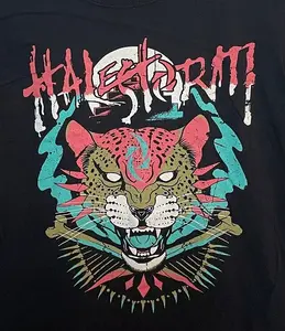 Collection Halestorm Tour 2014 Band Gift For Fan S-2345XL Black T-shirt