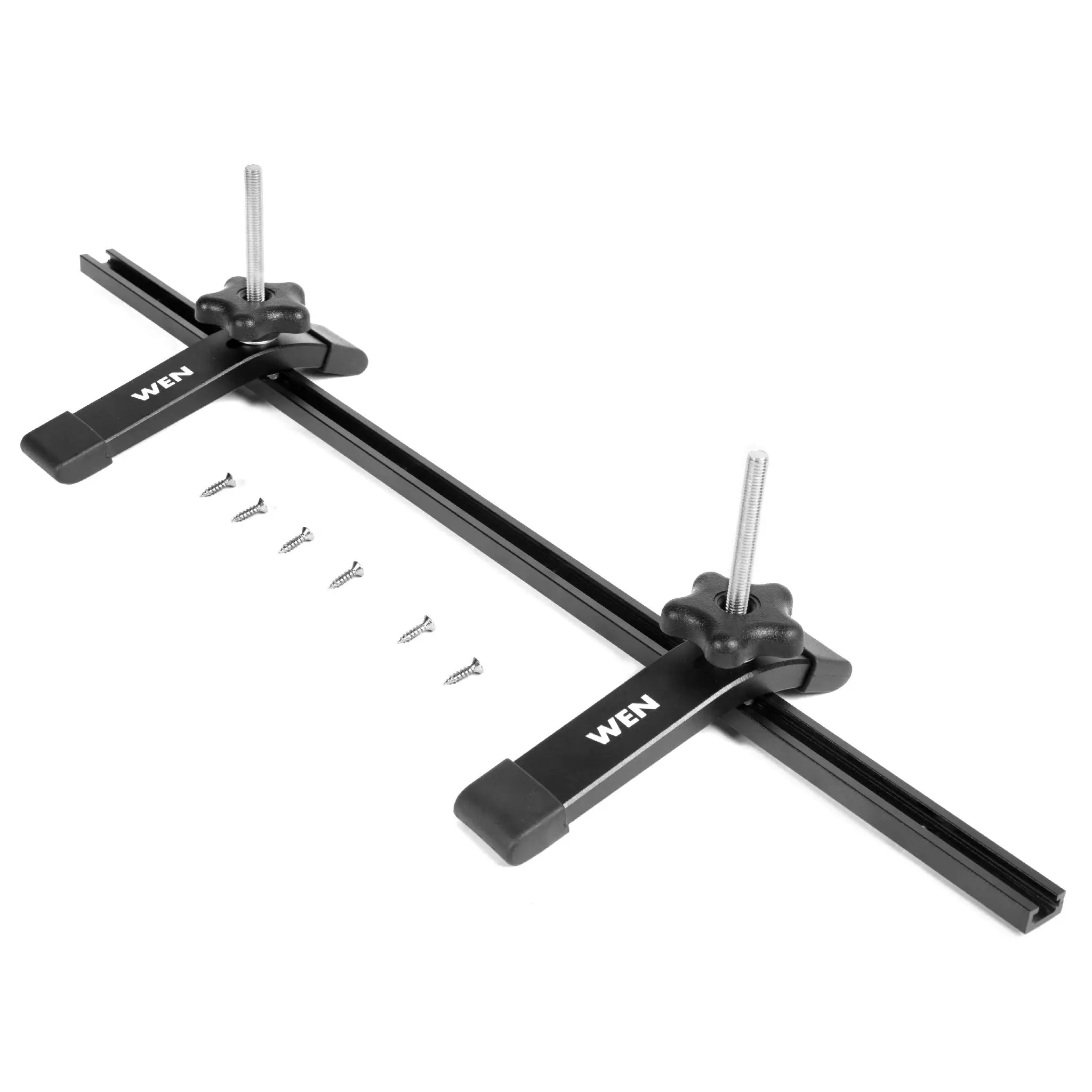 WEN WAT241 24-Inch Universal T-Track and Hold Down Clamps Kit for Woodworking