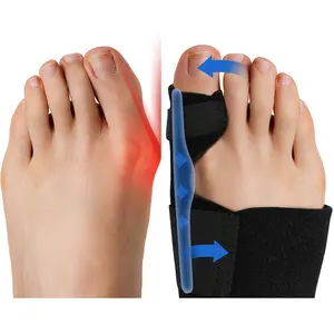 Fittest Pro Bunion Corrector (2pcs) FSA or HSA Eligible, Orthopedic Bunion Splint, Big Toe Separator Pain Relief, Non-Surgical Hallux Valgus Correction, Hammer Toe Straightener, Day Night Support