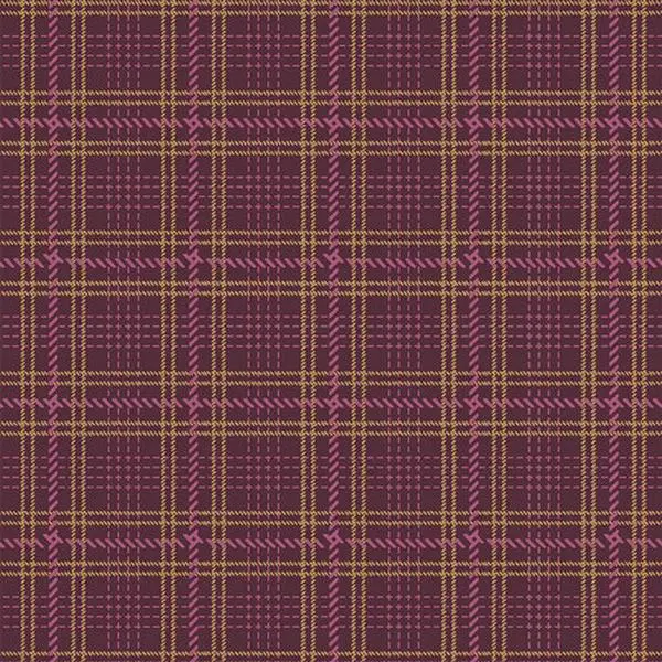 Fabric Art Gallery Merlot Crosshatch Plaid Highland Flannel by the Quarter Yard F-12804