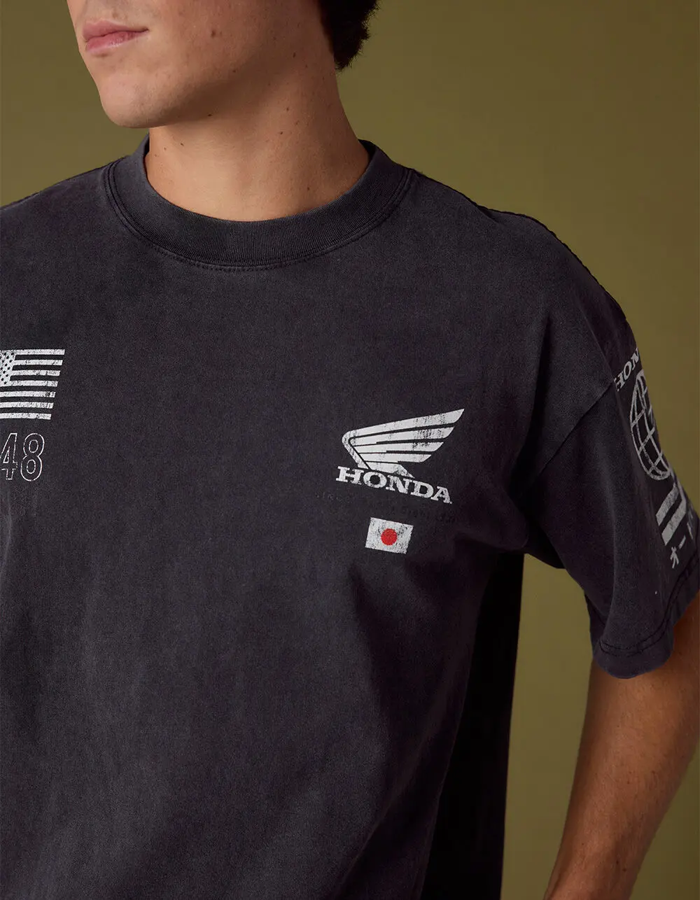 HONDA Alliance Mens Boxy Tee - TikTok Shop