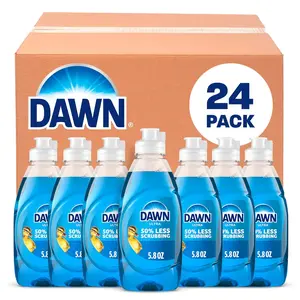Dawn Ultra Dish Soap, Bulk Dishwashing Liquid Detergent, Grease Removal, Original Scent, 5.8 oz (Case of 24)
