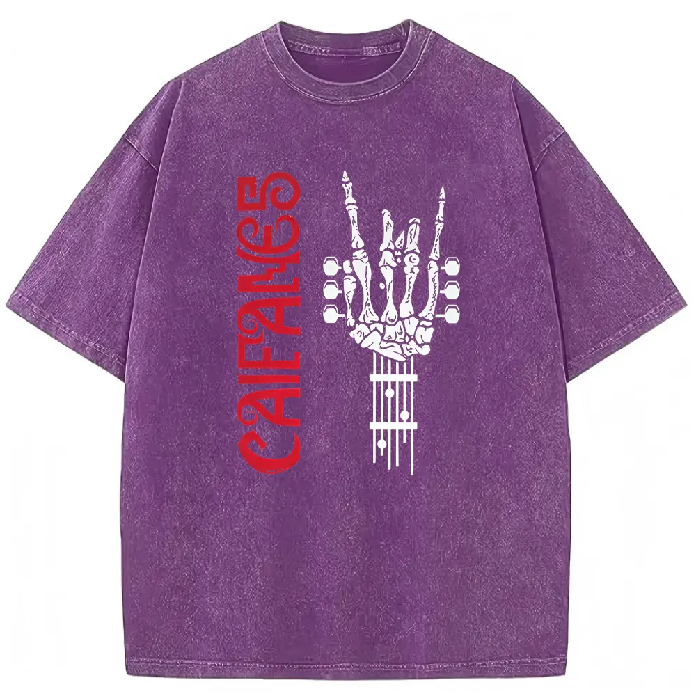Washed T-shirt-Purple