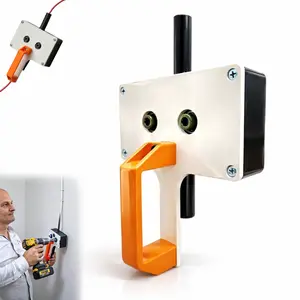 Efficient Cable Pulling Tool for Drill – Heavy-Duty Wire Puller for Conduit, 8mm Capacity Cable Feeding Tool for Electricians, Smooth Wiring Through Pipes & Tight Spaces 0.3inch Max Cable Wire Tools
