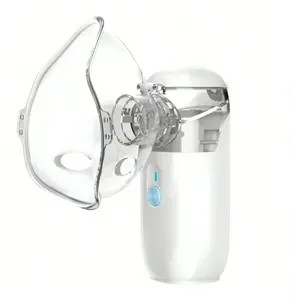 1 USB Blue Nebulizer, Portable Nebulizer, Adult And Pediatric Nebulizer Machines For Breathing Aids, Nebulizer Masks And Mesh Nebulizer With Adjustable Nebulization Rate (Without Battery)