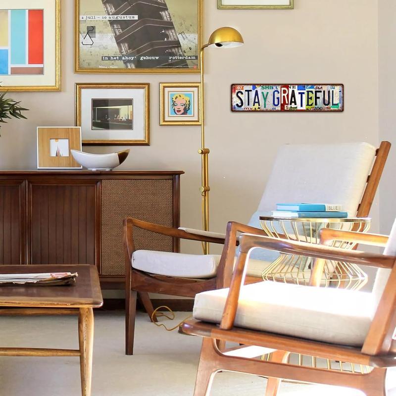 Vintage In God We Trust Wall Decor Street Signs Metal Tin Signs 16 x 4 Inches