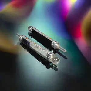 Crystal Chakra Wands Reiki Healing, Natural Crystal Decor