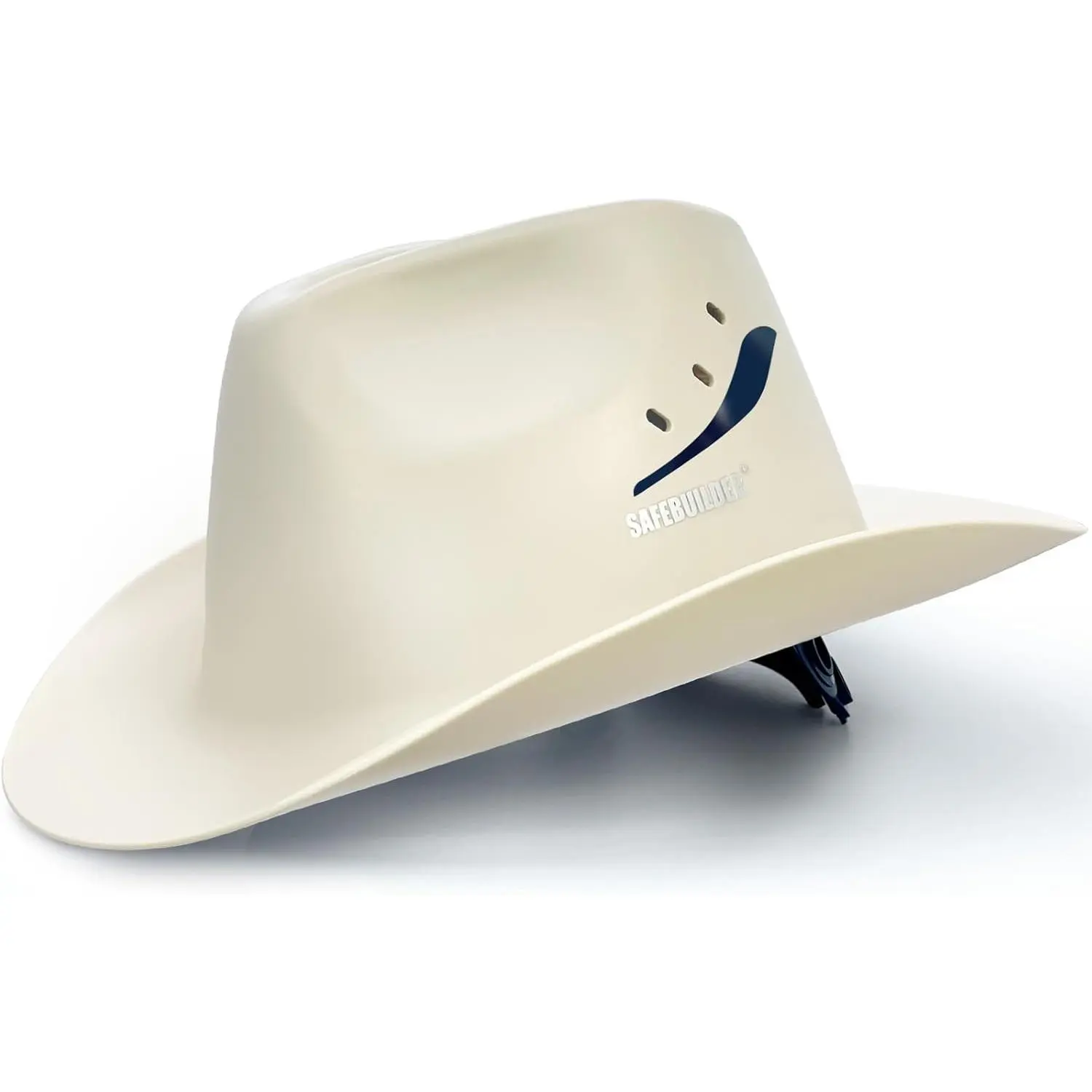 Cowboy Style Full Brim Vented Cap, HDPE Shell, Lightweight Outdoor Head Gear for Men Women, Farm Ranch Garden DIY Work, Adjustable Fit, industrial work