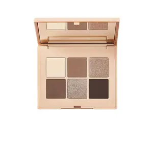 DIBS Beauty The Palm Palette - Luxury French Cosmetic Matte Eyeshadow Palette (Coffee in Hand Shade)