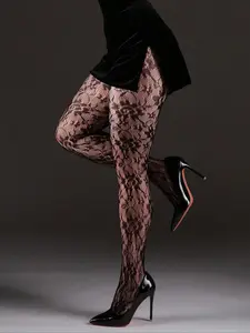 Women's High Elasticity Fishnet Stockings, Hollow Out Design, Perfect for Halloween & Christmas, Y2K Style Fashion Socks Womenswear